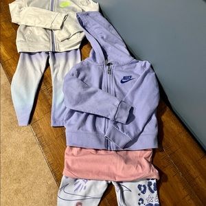 Baby Girl Nike Jacket and Leggings Set Bundle